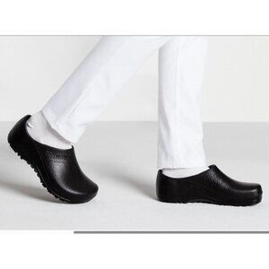 Birkenstock  Profi-Birki Polyurethane Black Clogs Size 38